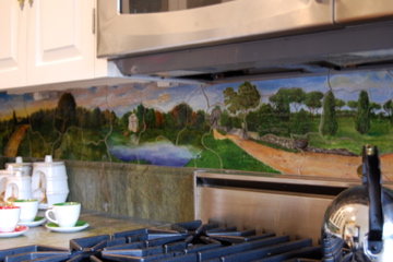 Villa Borghese - tile backsplash2