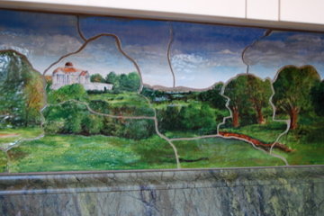 Villa Borghese - tile backsplash3